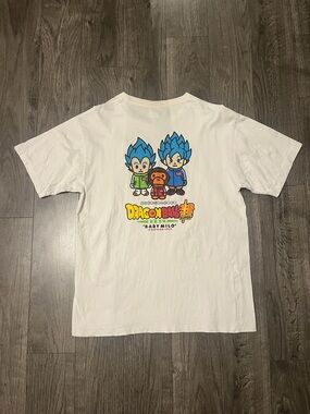 Baby Milo x Dragon Ball White Graphic Kids T-Shirt
